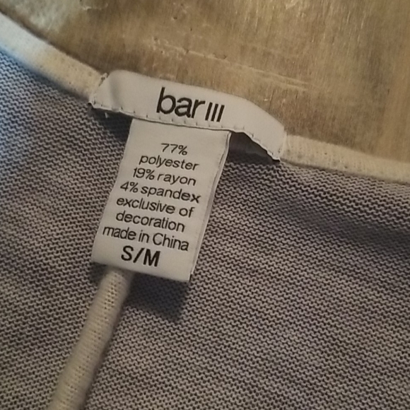 NWOT Bar lll Poncho - SZ S/M - Picture 2 of 5